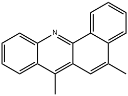5,7-Dimethylbenz[c]acridine 结构式