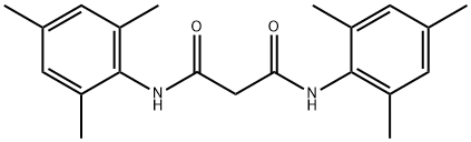 N、 N'-双(2,4,6-三甲基苯基)丙二酰胺 结构式