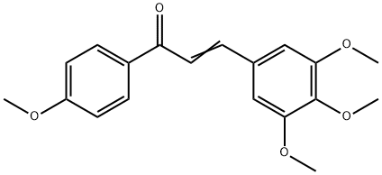 1-(4-METHOXYPHENYL)-3-(3,4,5-TRIMETHOXYPHENYL)PROP-2-EN-1-ONE 结构式