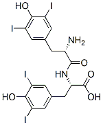 3,5-diiodo-tyrosyl-3,5-diiodo-tyrosine 结构式