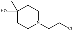 1-(2-氯乙基)-4-甲基哌啶-4-醇 结构式