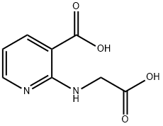 2-[(羧甲基)氨基]-3-吡啶羧酸 结构式