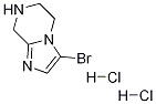 3-溴咪唑[1,2-A] 5,6,7,8-四氢吡嗪二盐酸盐 结构式