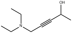 5-(二乙氨基)-3-戊炔-2-醇 结构式