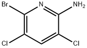 2-Amino-3,5-dichloro-6-bromopyridine 结构式