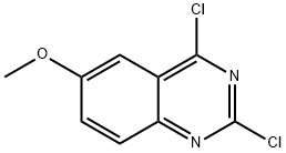 2,4-二氯-6-甲氧基喹唑啉 结构式