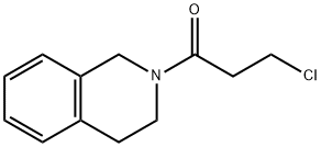 3-氯-1-(3,4-二氢-1H-异喹啉-2-基)丙-1-酮 结构式