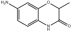 7-氨基-2-甲基-2H-苯并[B][1,4]噁嗪-3(4H)-酮 结构式