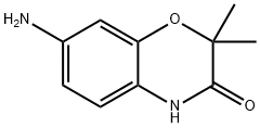 7-氨基-2,2-二甲基-2H-苯并[B][1,4]恶嗪-3(4H)-酮 结构式