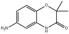 6-氨基-2,2-二甲基-2H-苯并[B][1,4]恶嗪-3(4H)-酮 结构式