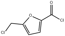 2-Furancarbonyl chloride, 5-(chloromethyl)- (9CI) 结构式