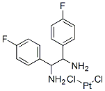 (1,2-bis(4-fluorophenyl)ethylenediamine)dichloroplatinum(II) 结构式