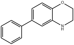 6-苯基-3,4-二氢-2H-苯并[B][1,4]恶嗪 结构式