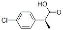 (S)-2-(4-氯苯基)丙酸 结构式