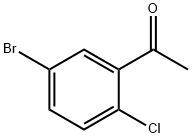 5'-溴-2'-氯苯乙酮 结构式