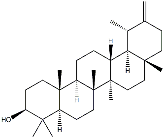 蒲公英甾醇 结构式