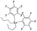 Dibutylbis(pentafluorophenyl)stannane 结构式