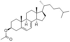 7-脱氢醋酸胆固醇 结构式