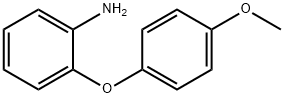 2-(4-甲氧苯氧基)苯胺 结构式