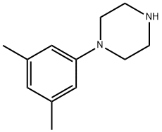 1-(3,5-二甲基苯基)哌嗪 结构式
