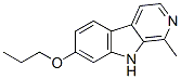 1-Methyl-7-propoxy-9H-pyrido[3,4-b]indole 结构式