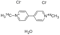 PARAQUAT-METHYL-14C DICHLORIDE 结构式