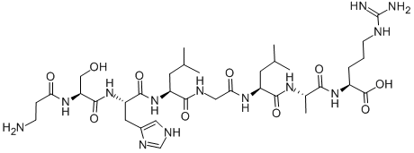 [BETA-ALA70]-C3A (70-77) 结构式