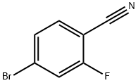 4-溴-2-氟苯甲腈 结构式