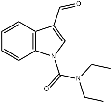 1-diethylcarbamoyl-3-formylindole 结构式