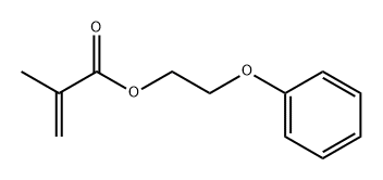 甲基丙烯酸-2-苯氧乙酯 结构式