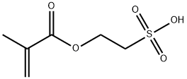 2-甲基-2-丙烯酸-2-磺乙酯 结构式