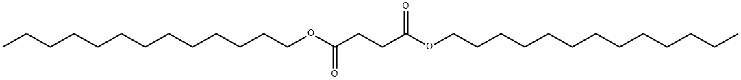 丁二酸 1,4-二(十三烷基)酯 结构式
