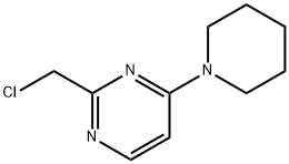 2-(氯甲基)-4-(哌啶-1-基)嘧啶 结构式