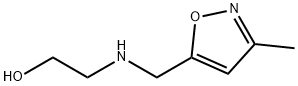 Ethanol, 2-[[(3-methyl-5-isoxazolyl)methyl]amino]- (9CI) 结构式