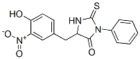 5-(4-hydroxy-3-nitrobenzyl)-3-phenyl-2-thiohydantoin 结构式