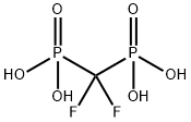 DIFLUOROMETHLENEDIPHOSPHONIC ACID 结构式