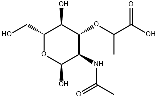 N-乙酰胞壁酸 结构式