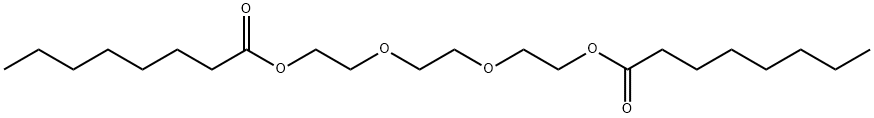三甘醇 双(辛酸酯) 结构式