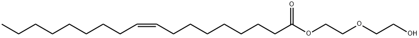 (Z)-十八烯酸-2-(2-羟基乙氧基)乙酯 结构式