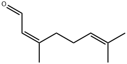 (Z)-3,7-二甲基-2,6-辛二烯醛 结构式