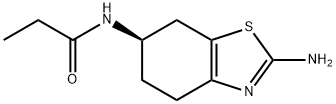 (R)-N-(2-氨基-4,5,6,7-四氢苯并噻唑-6-基)-丙酰胺 结构式