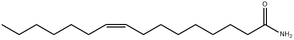 (9Z)-9-十六碳烯酰胺 结构式