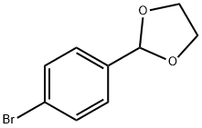 2-(4-溴苯基)-1,3-二氧戊环 结构式