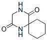 1,4-二氮杂螺[5.5]十一烷-2,5-二酮 结构式