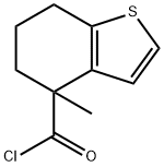 Benzo[b]thiophene-4-carbonyl chloride, 4,5,6,7-tetrahydro-4-methyl- (9CI) 结构式