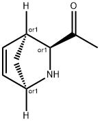 Ethanone, 1-(2-azabicyclo[2.2.1]hept-5-en-3-yl)-, endo- (9CI) 结构式