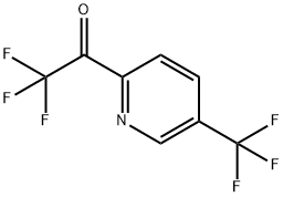 2,2,2-三氟-1-(5-(三氟甲基)吡啶-2-基)乙-1-酮 结构式