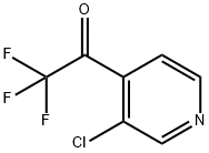 1-(3-氯吡啶-4-基)-2,2,2-三氟乙烷-1-酮 结构式