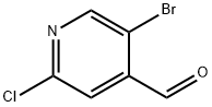 2-氯-5-溴异烟醛 结构式