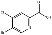 5-溴-4-氯甲酸吡啶 结构式